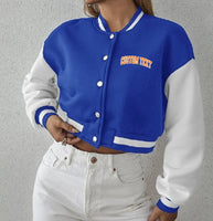 Custom Cropped Varsity Jacket