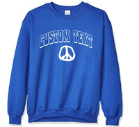 Custom Puffy Logo Retro Cropped Crewneck