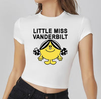 Custom Little Miss Cropped Tank Top